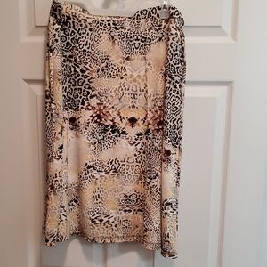 Leopard Print Women's Skirt